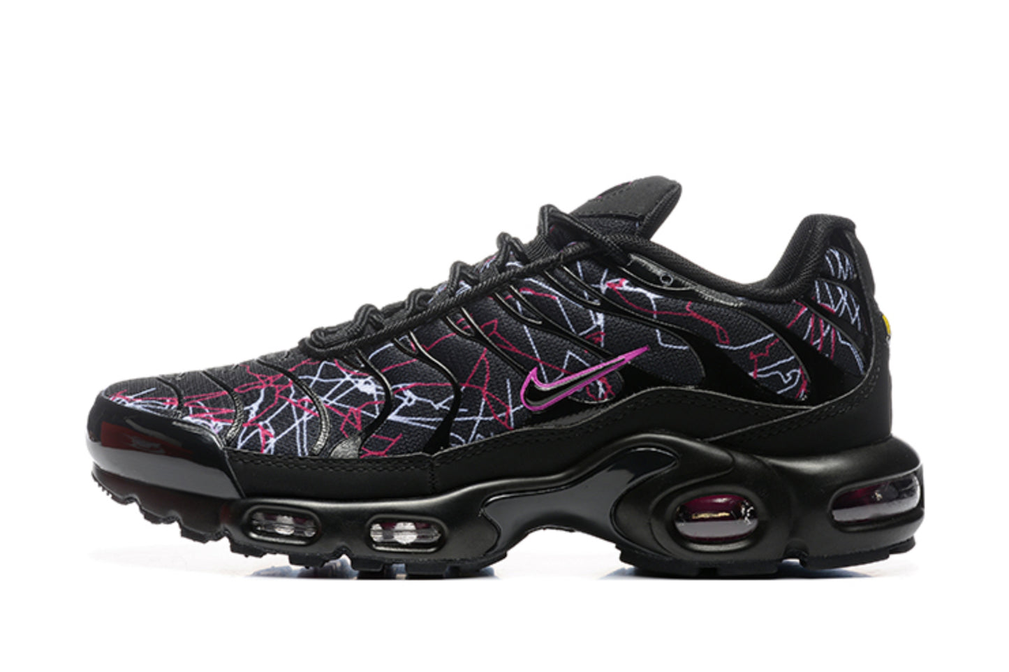 Nike Air Max TN Plus "Spider / Grid" (Black/Volt Green)