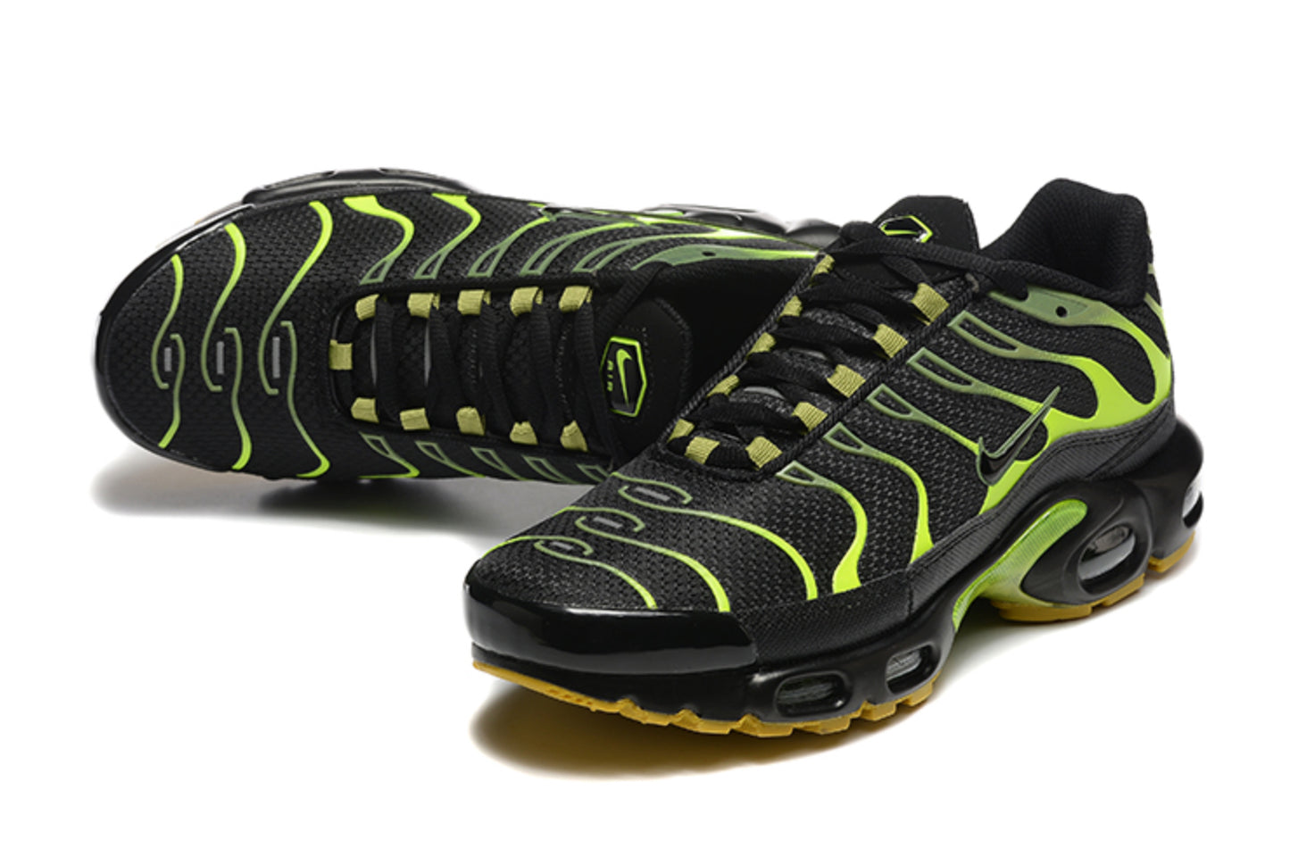 Nike Air Max TN Plus "White / Gold Accents" (White/Black/Tour Yellow)