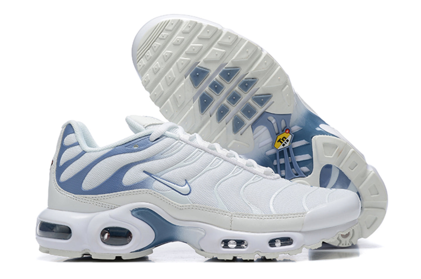 Nike Air Max Plus TN "White University Blue" / "Blue Fade"