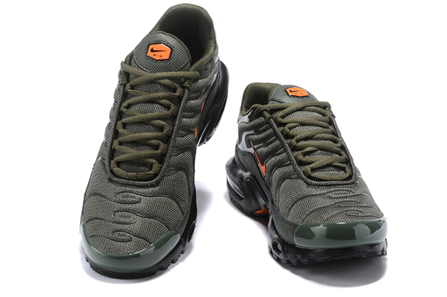 Nike Air Max Plus TN “Army Green Orange Swoosh”