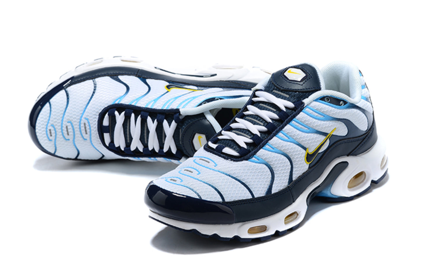 Nike Air Max Plus TN 'Navy Blue, White & Yellow'
