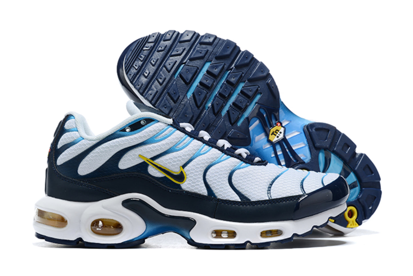 Nike Air Max Plus TN 'Navy Blue, White & Yellow'