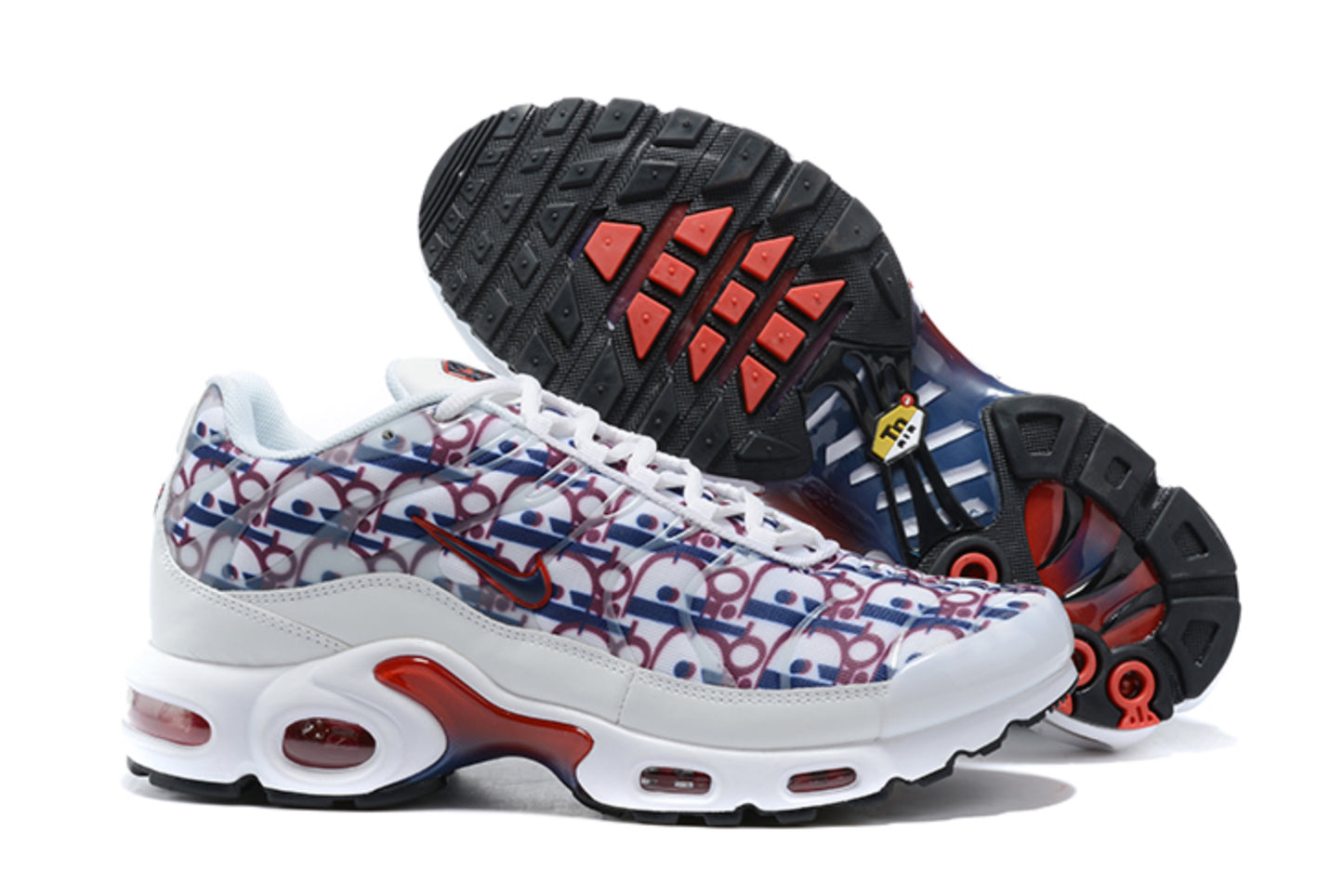Nike Air Max Plus TN 'Dior Oblique Custom' (Blanco y Azul/Morado)