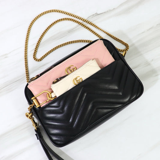 Bandolera Gucci GG Marmont Pequeña Matelassé