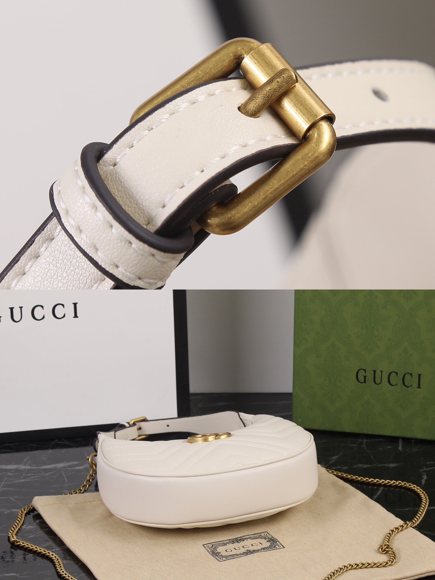 Gucci GG Marmont Small Matelassé Shoulder Bag
