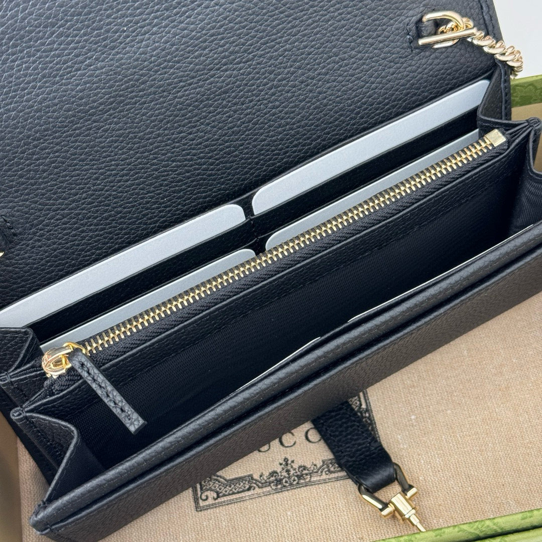 Cartera con Cadena Gucci Jackie 1961 en Piel Granulada