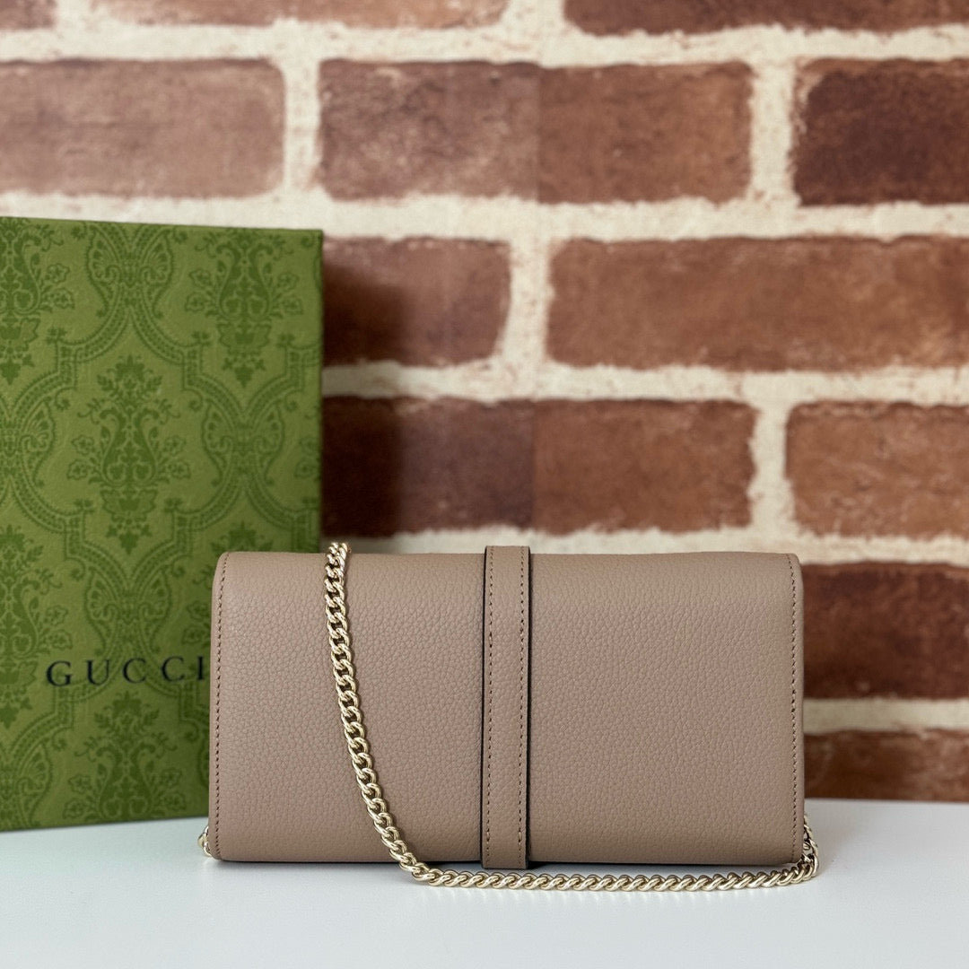Cartera con Cadena Gucci Jackie 1961 en Piel Granulada