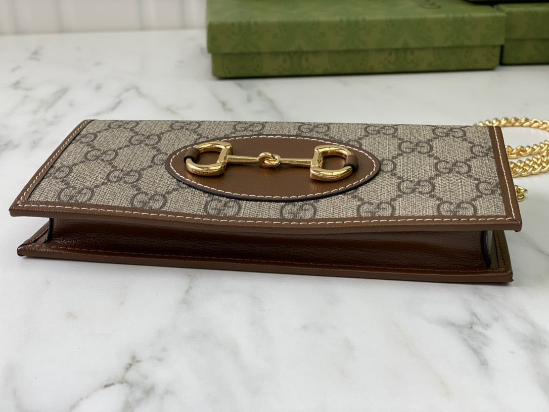 Gucci Padlock Mini Bolso de Hombro/Asa Superior GG Supreme con Piel Blanca