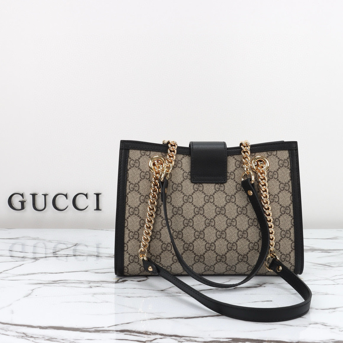 Mini Bolso Gucci Jackie 1961 de Lona GG Supreme con Ribete de Cuero