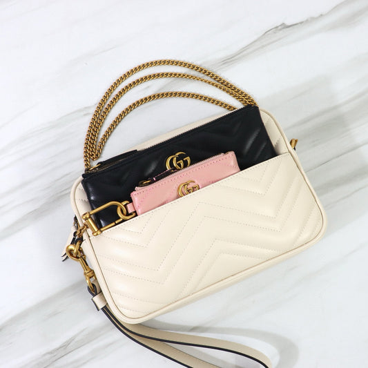 Bandolera Gucci GG Marmont Pequeña Matelassé
