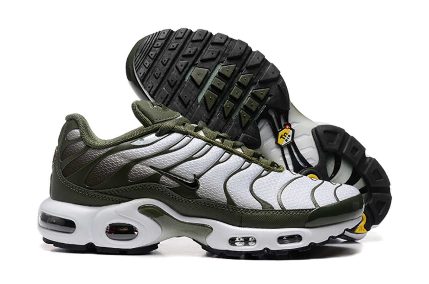 Nike Air Max TN Plus "Cargo Khaki / Olive Fade" (White/Olive Green)