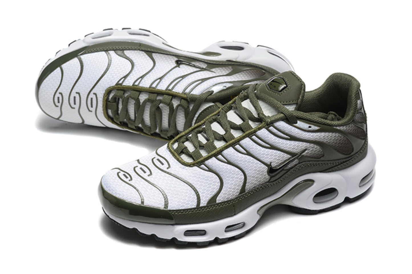 Nike Air Max TN Plus "Cargo Khaki / Olive Fade" (White/Olive Green)