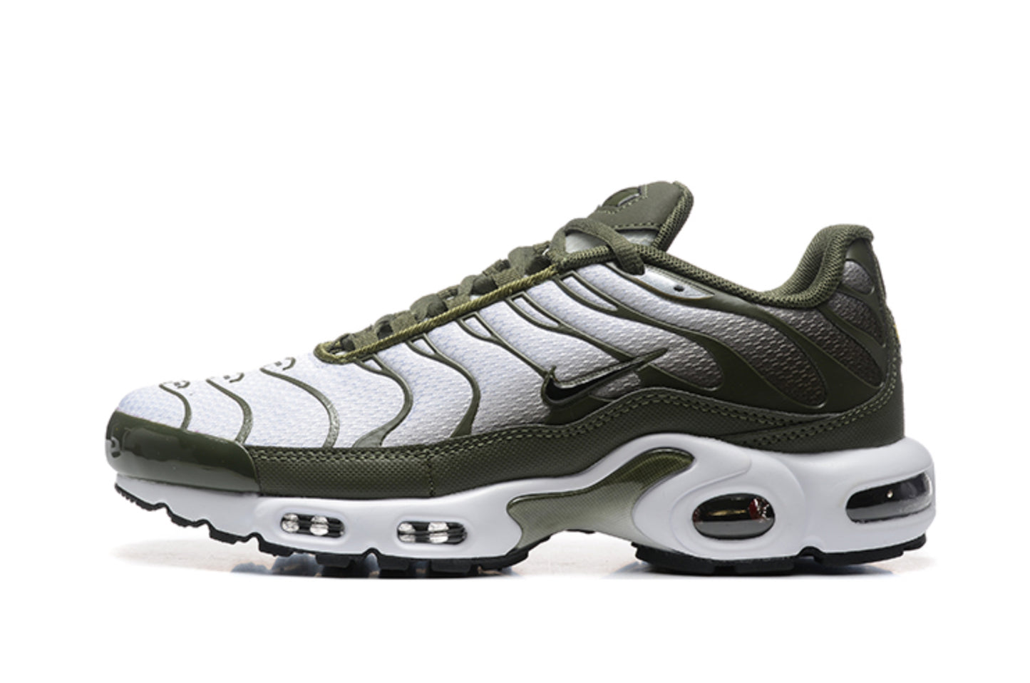Nike Air Max TN Plus "Cargo Khaki / Olive Fade" (White/Olive Green)