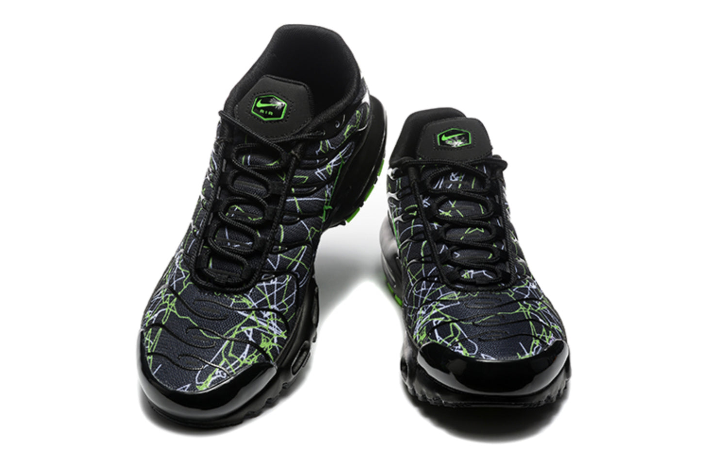 Nike Air Max TN Plus "Spider / Grid" (Black/Volt Green)