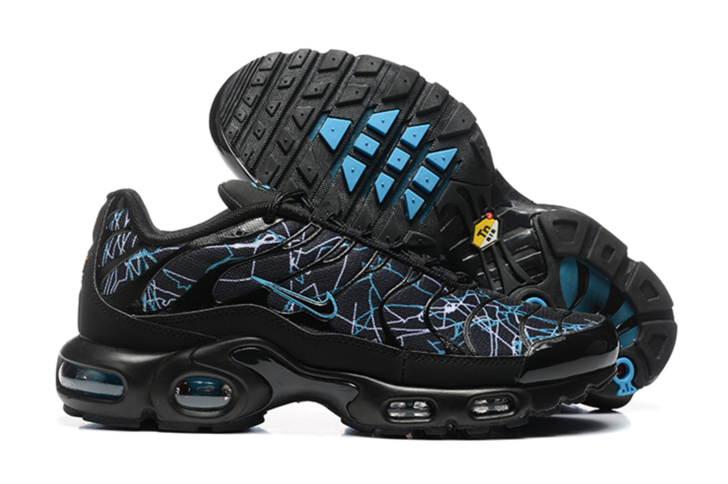 Nike Air Max TN Plus "Spider / Grid" (Black/Volt Green)