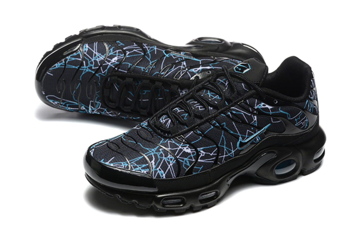 Nike Air Max TN Plus "Spider / Grid" (Black/Volt Green)