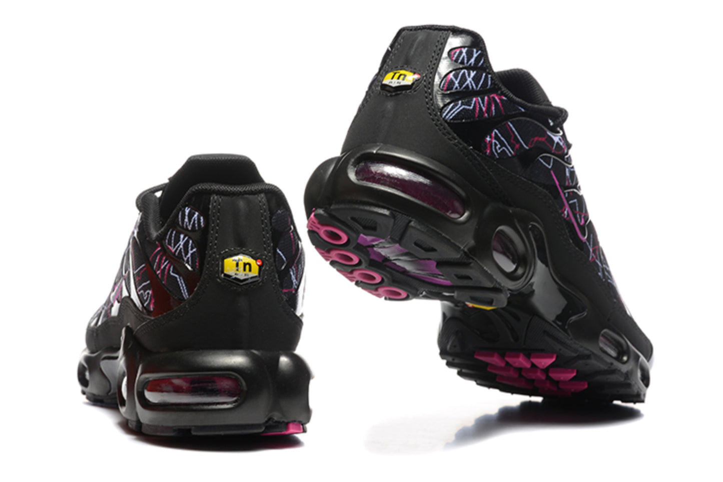 Nike Air Max TN Plus "Spider / Grid" (Black/Volt Green)