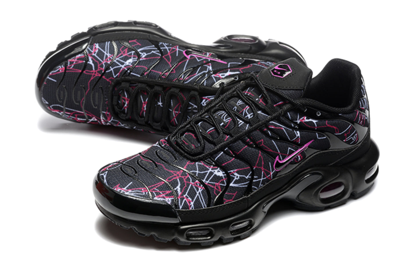 Nike Air Max TN Plus "Spider / Grid" (Black/Volt Green)