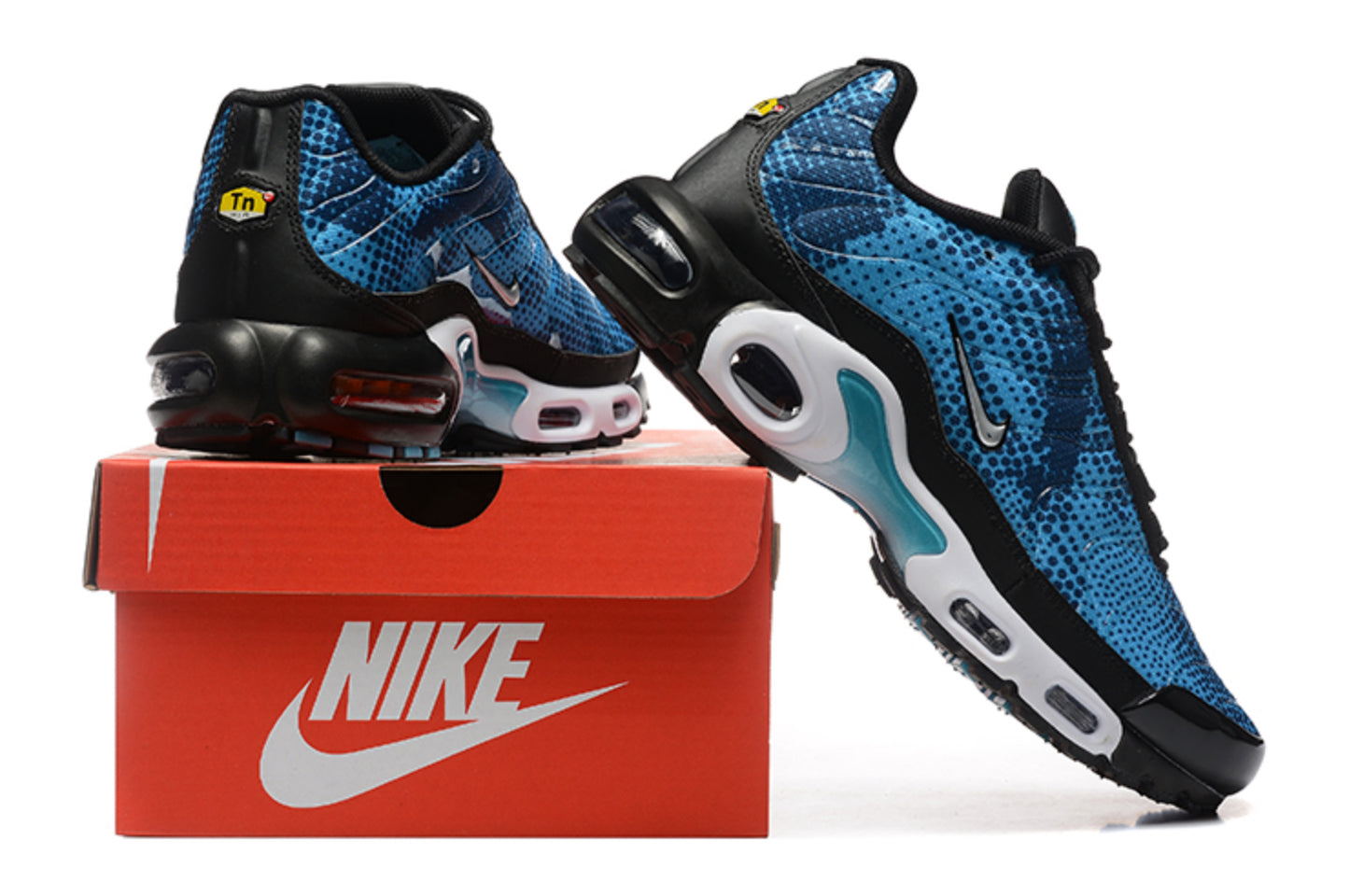 Nike Air Max TN Plus "Blue Dot / Grid" (Black/Blue/White)