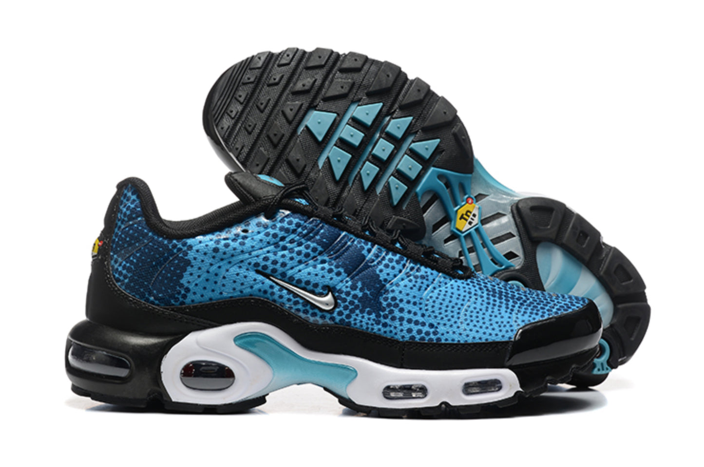 Nike Air Max TN Plus "Blue Dot / Grid" (Black/Blue/White)
