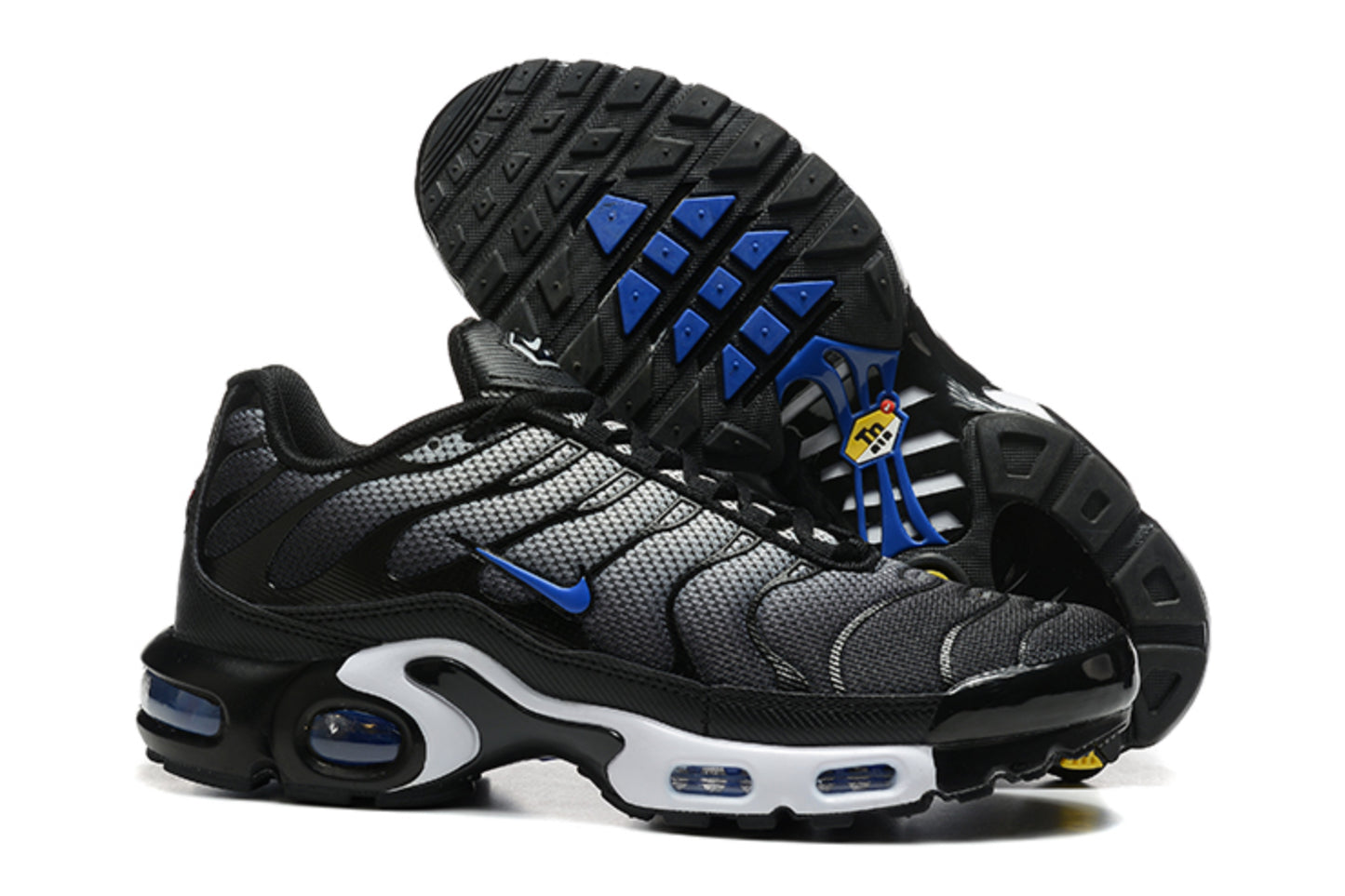 Nike Air Max TN Plus "Black / Blue Fade" (Gridiron/Volt Blue)