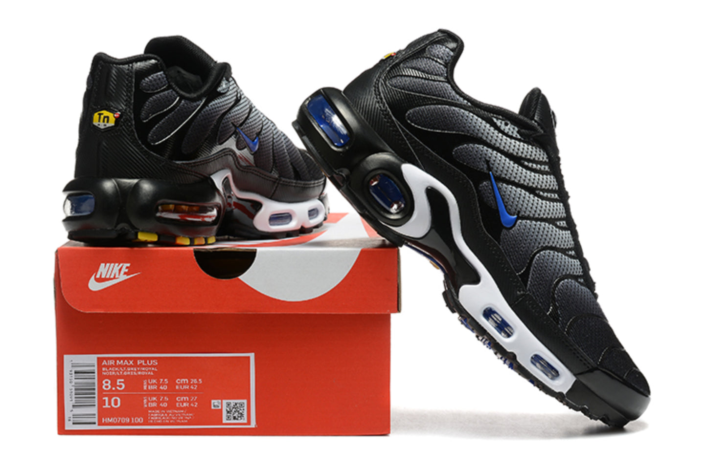 Nike Air Max TN Plus "Black / Blue Fade" (Gridiron/Volt Blue)