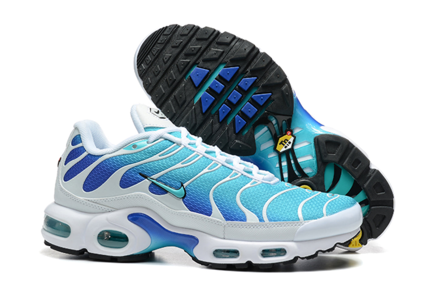 Nike Air Max TN Plus "Aqua Blue Fade" (White/Aqua/Deep Blue)