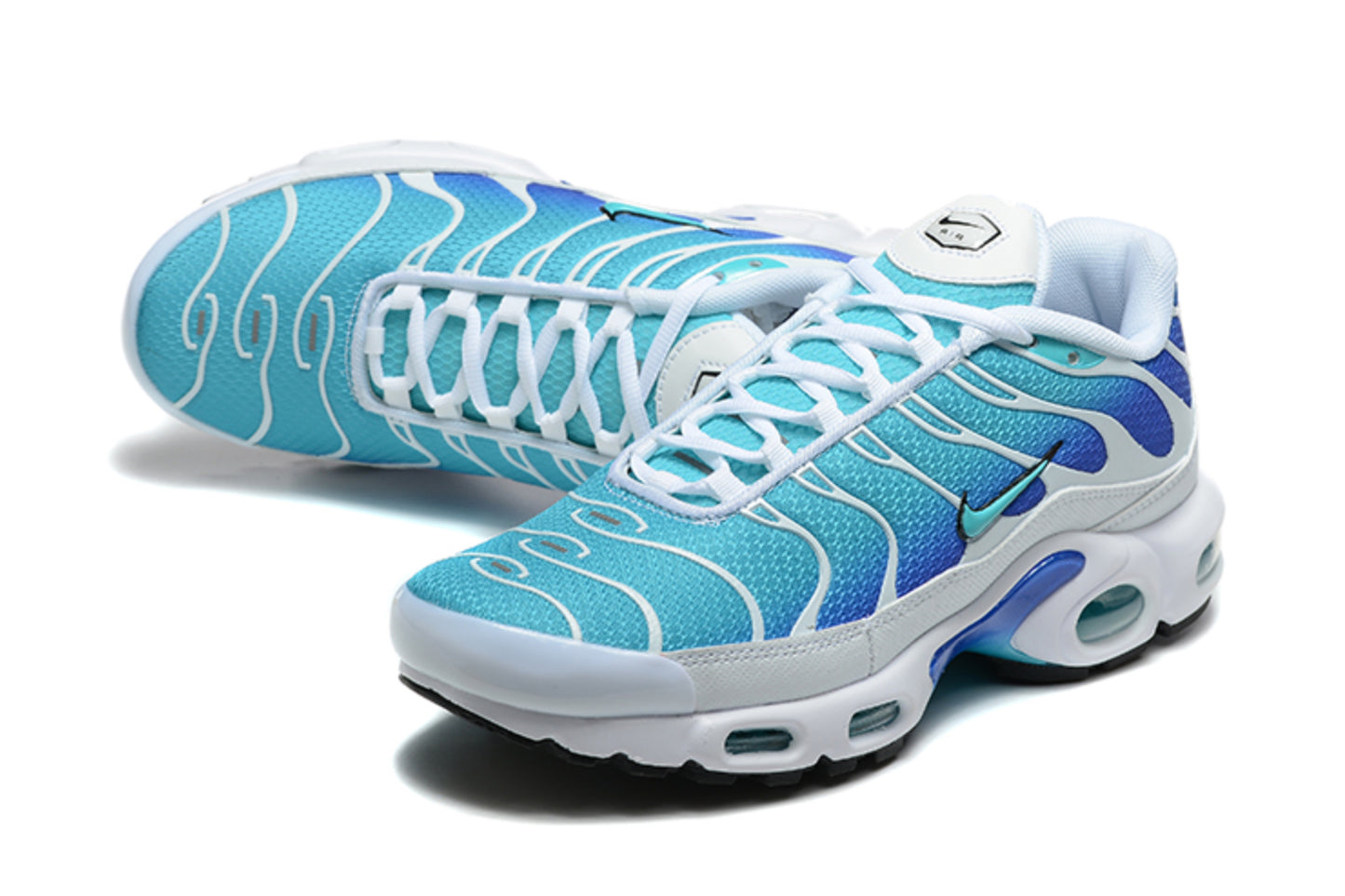 Nike Air Max TN Plus "Aqua Blue Fade" (White/Aqua/Deep Blue)