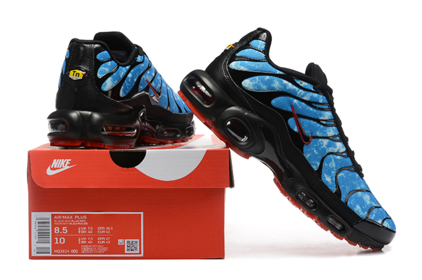 Nike Air Max TN Plus "Blue Fury / Black Fade" (Black/Blue)