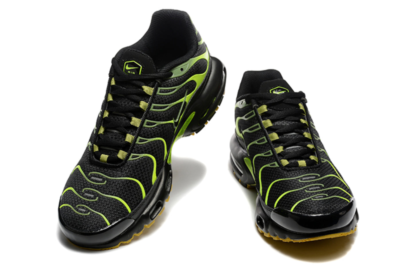 Nike Air Max TN Plus "White / Gold Accents" (White/Black/Tour Yellow)