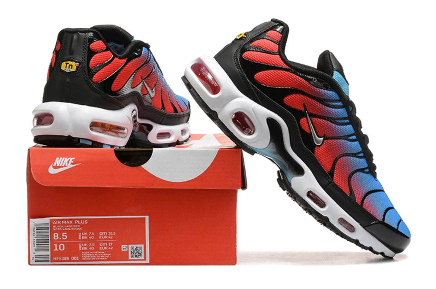 Nike Air Max TN Plus "Regency Purple Fade" (Black/Regency Purple/Total Orange)