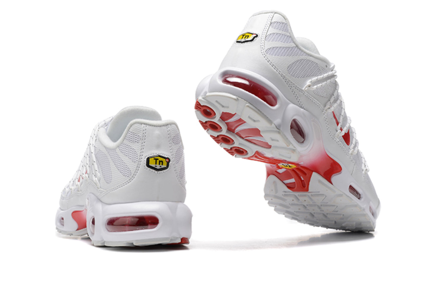 Nike Air Max Plus Utility "White Red Orbit" / "Pure Platinum Crimson"