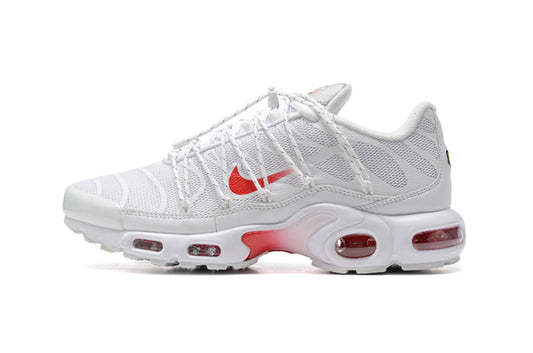 Nike Air Max Plus Utility "White Red Orbit" / "Pure Platinum Crimson"