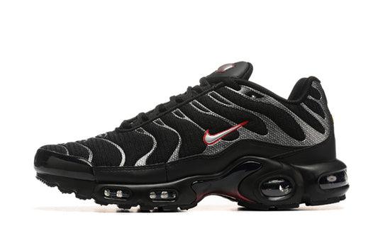 Nike Air Max Plus TN "Black Metallic Silver Red" / "Grid Silver Swoosh"