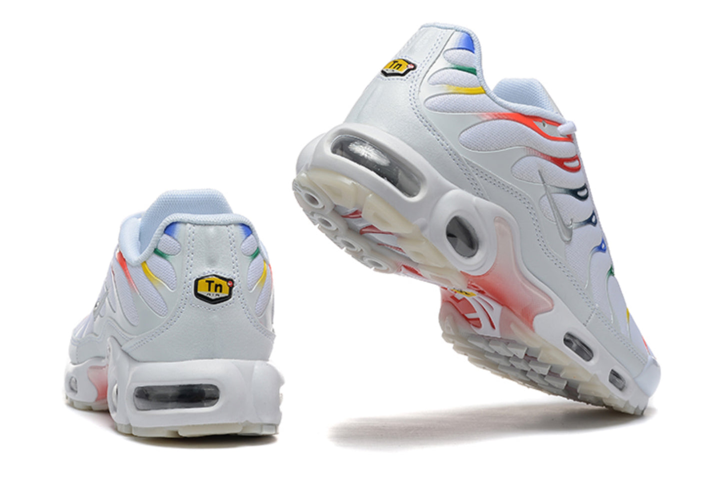 Nike Air Max Plus TN "White Rainbow" / "Multi-Color Stitch"