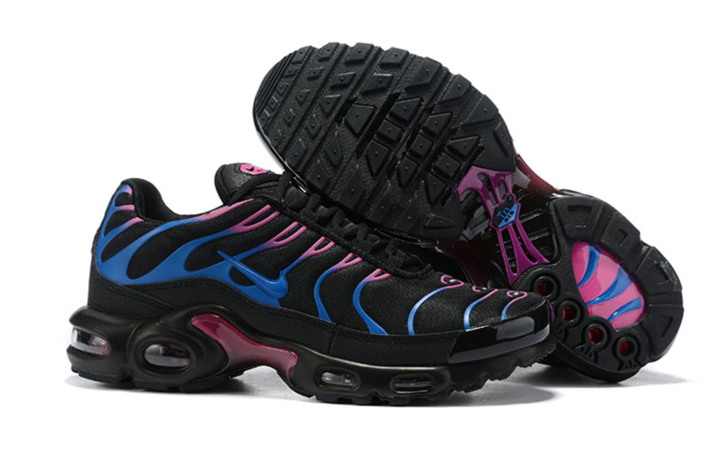 Nike Air Max TN Plus "Miami Vice" (Black/Pink Blast/Blue Fury)
