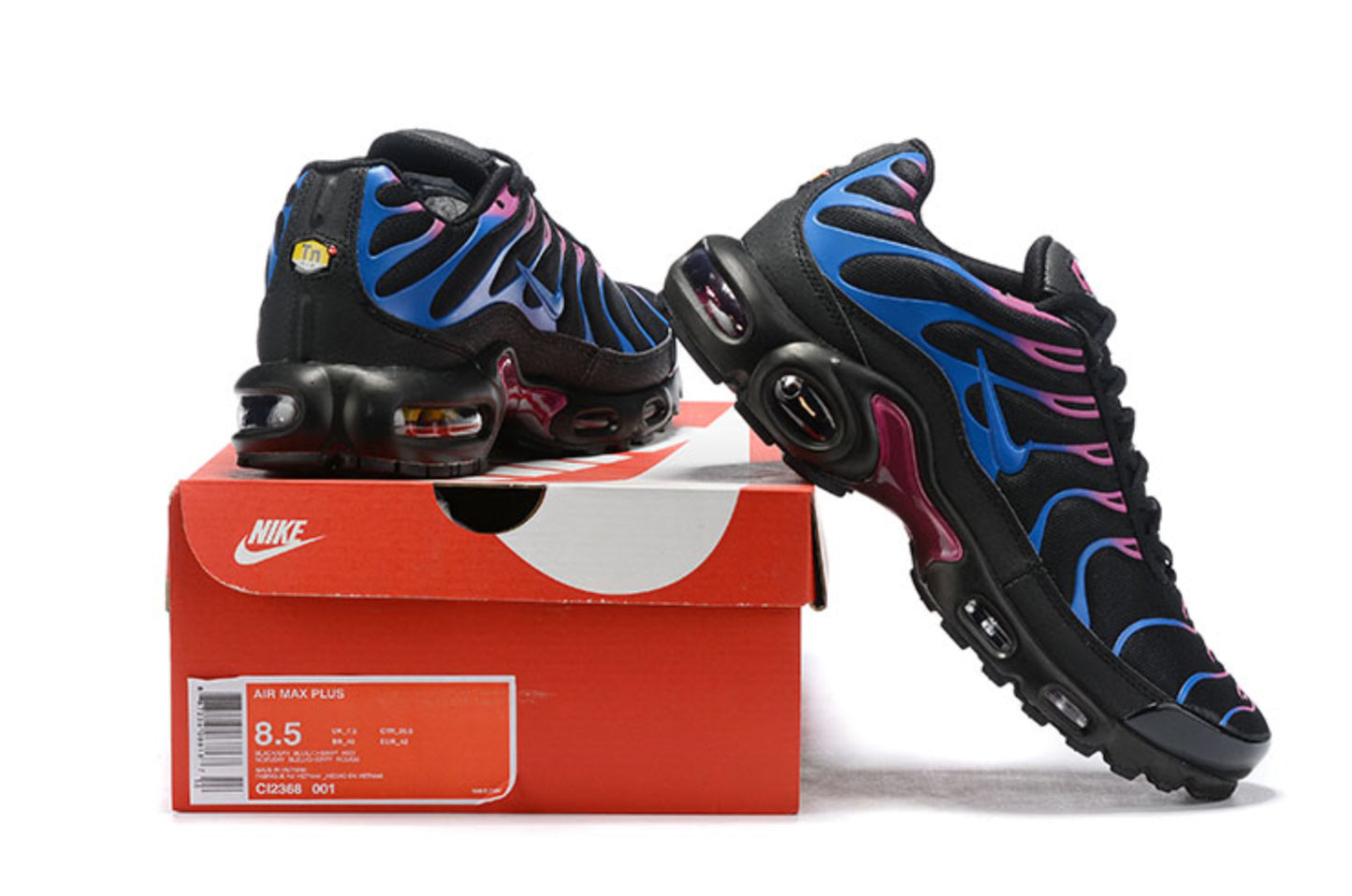 Nike Air Max TN Plus "Miami Vice" (Black/Pink Blast/Blue Fury)