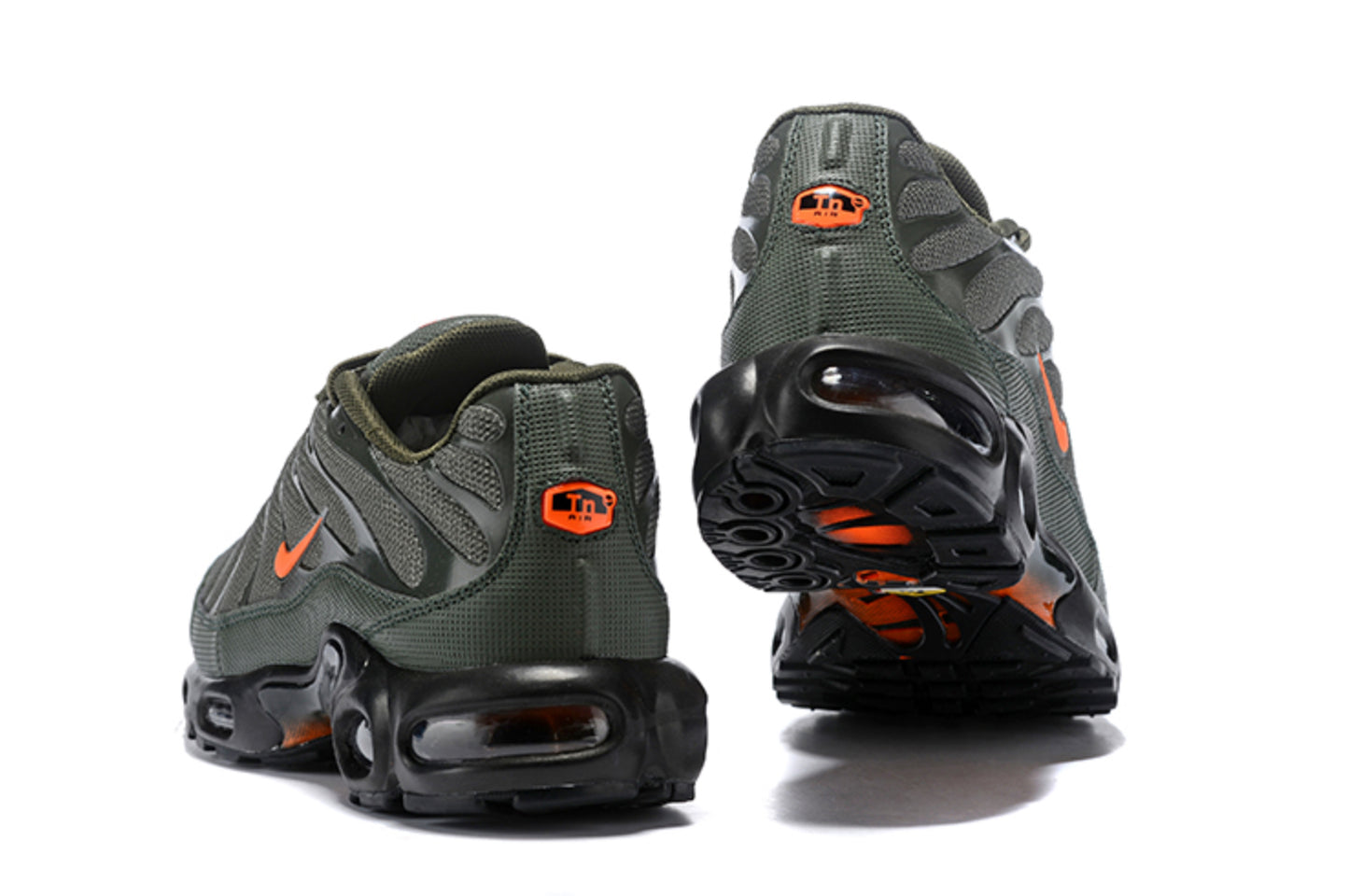 Nike Air Max Plus TN “Army Green Orange Swoosh”