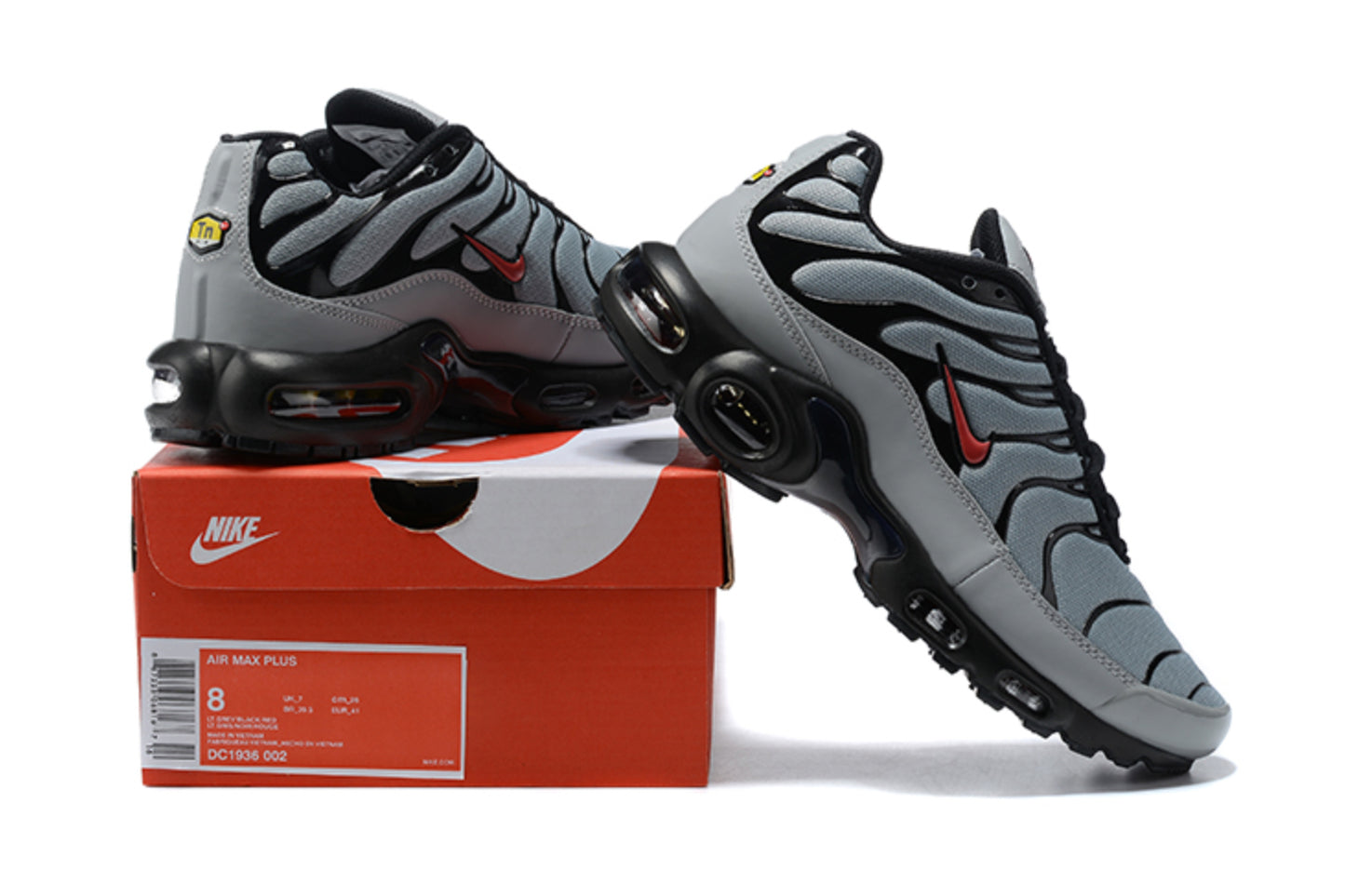 Nike Air Max Plus TN 'Wolf Grey & Crimson'
