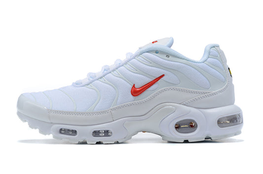 Nike Air Max Plus TN 'White & Red Swoosh'