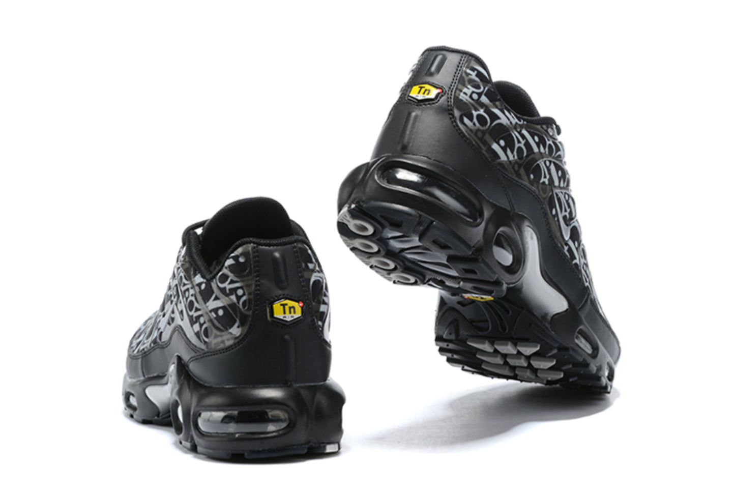 Nike Air Max Plus TN 'Dior Oblique Custom' (Negro y Blanco)