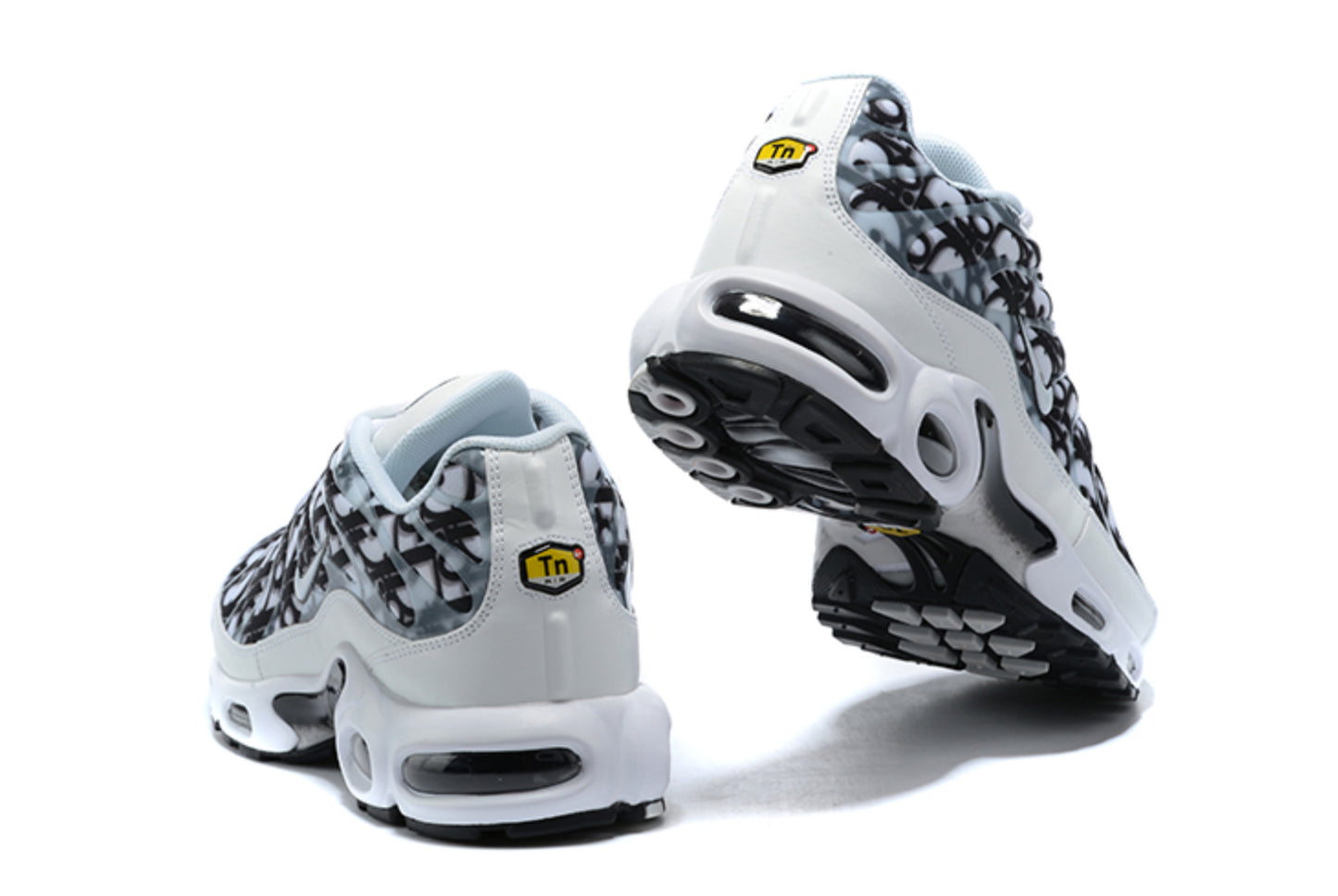 Nike Air Max Plus TN 'Dior Oblique Custom' (Negro y Blanco)