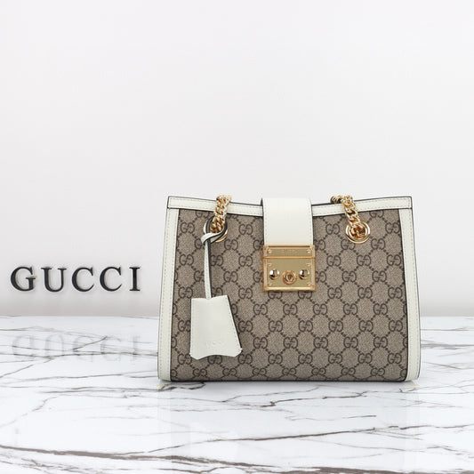 Mini Bolso Gucci Jackie 1961 de Lona GG Supreme con Ribete de Cuero