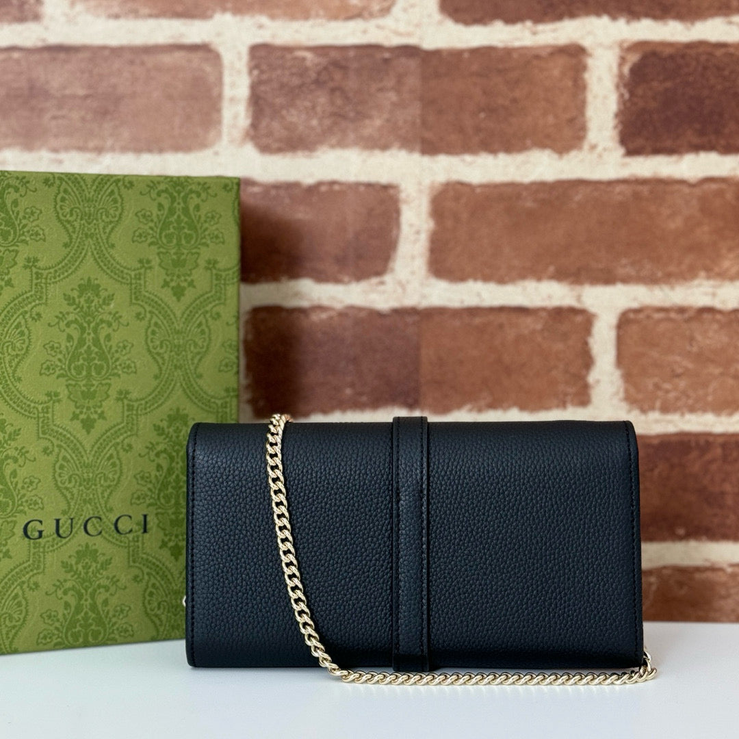 Cartera con Cadena Gucci Jackie 1961 en Piel Granulada
