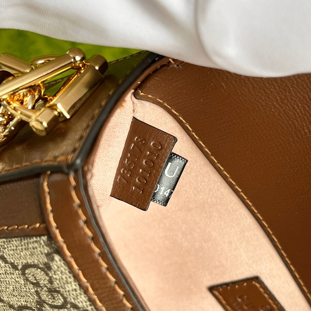 Bolso de Hombro Gucci Horsebit 1955 Mini en Lona GG Supreme