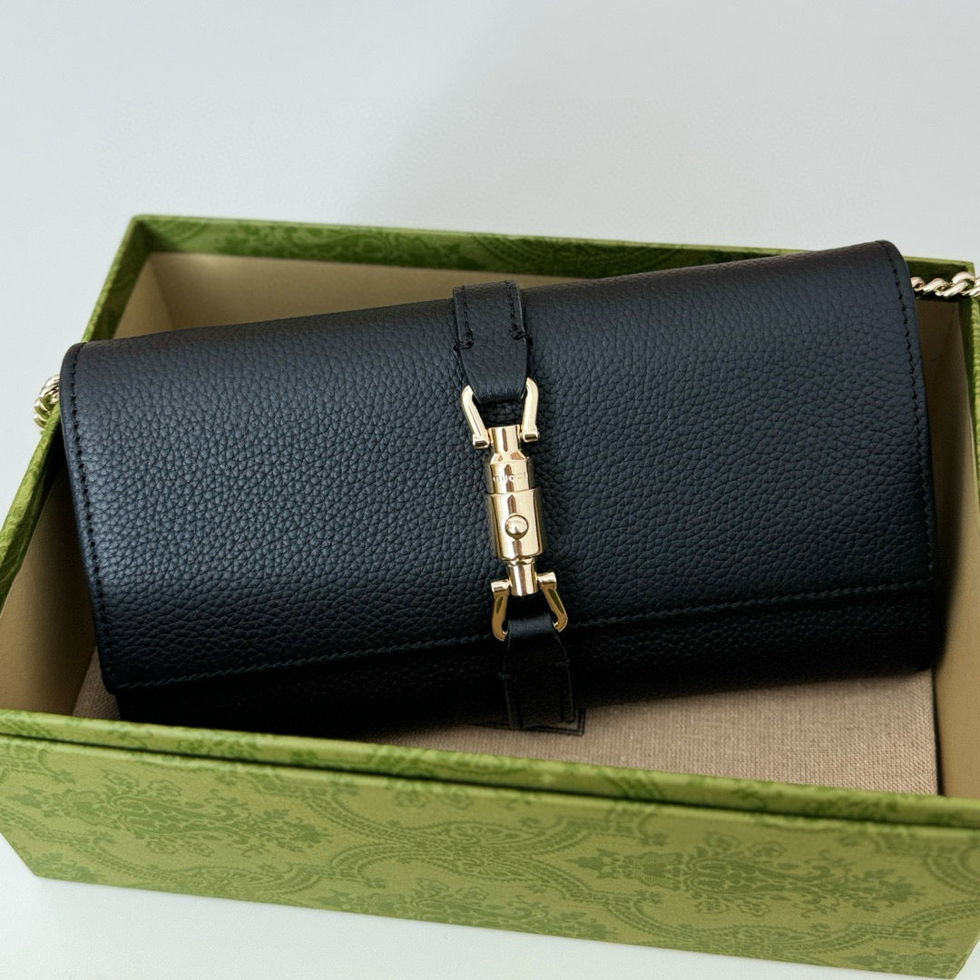 Cartera con Cadena Gucci Jackie 1961 en Piel Granulada